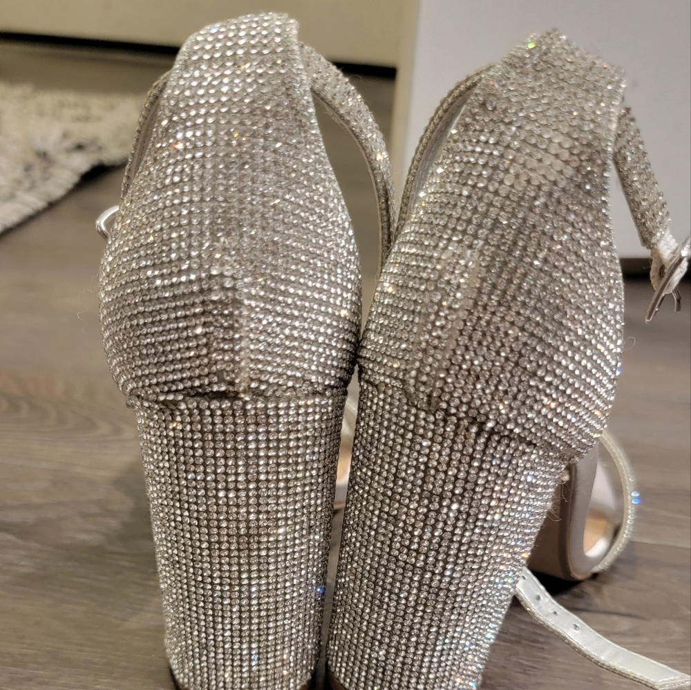 Steve madden crystal heels